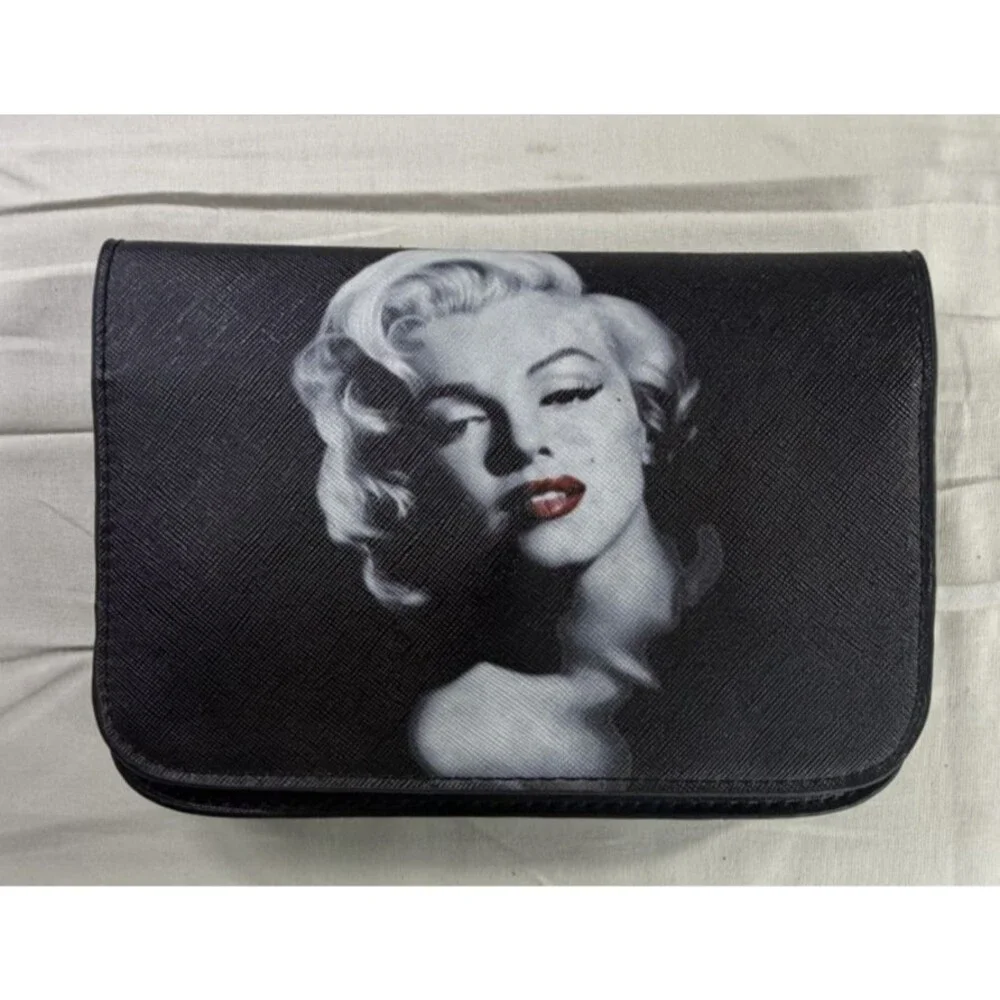 Marilyn Monroe Black & White Wallet Bifold Graphic Portrait Organizer